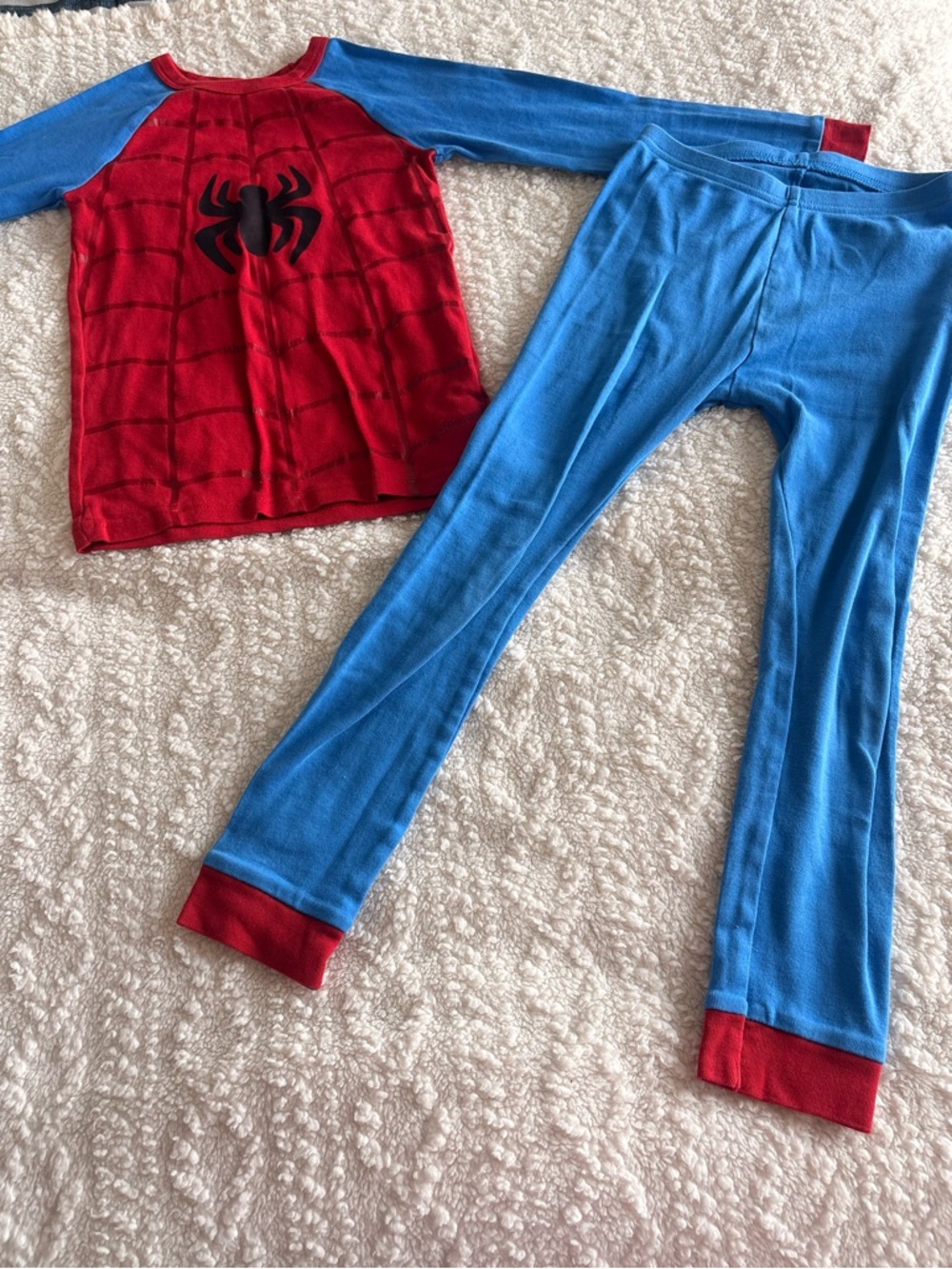 GAP Red & Blue Spider Superhero Pajama Set